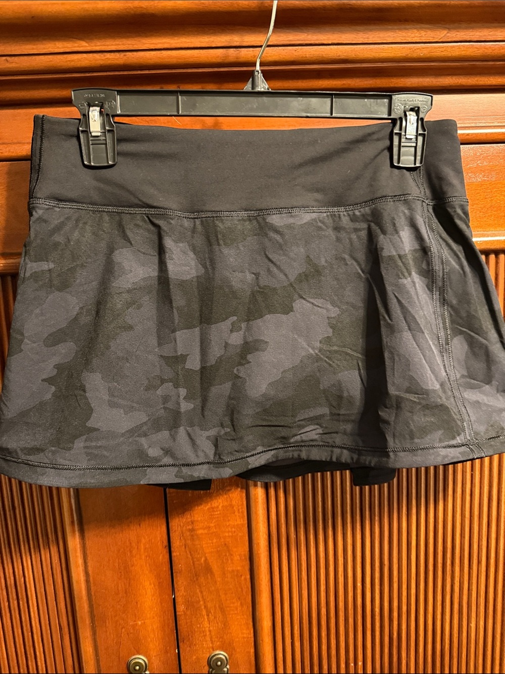 lululemon athletica Black Camo Skater Skort